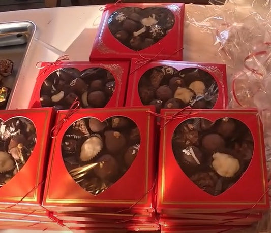 Valentines Assorted Chocolate Box 1 lb